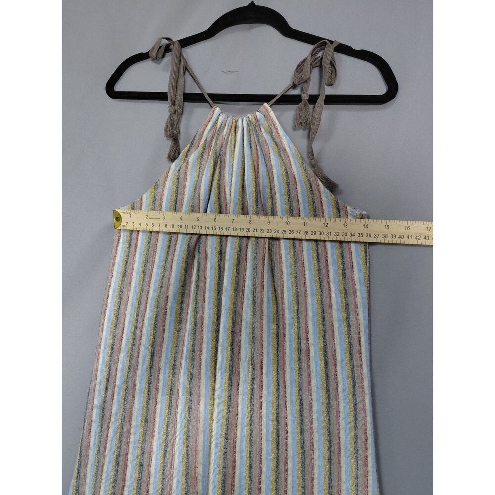 Zara Trafaluc Multicolor Maxi Knit Striped Lightweight Dress Women Size S - Picture 8 of 12